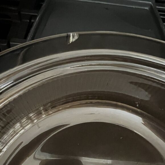 Vtg Vision Ware Corning USA Amber Ribbed Baking Dish 2.5 QT 2.5 L V-33-B NO LID - Picture 8 of 8